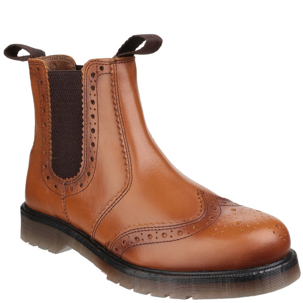 Dalby Pull On Brogue Boots