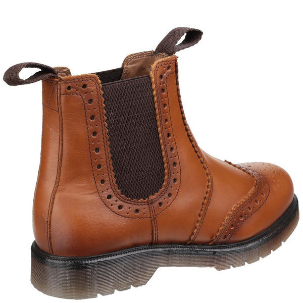 Dalby Pull On Brogue Boots