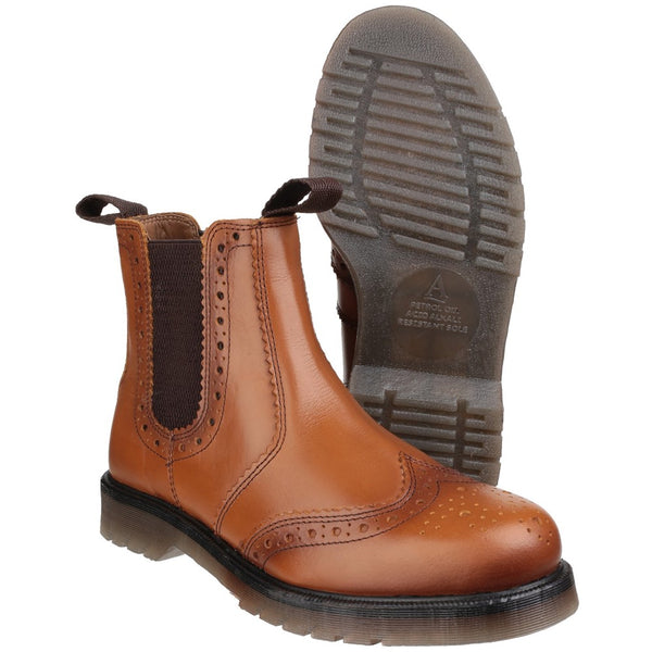 Dalby Pull On Brogue Boots