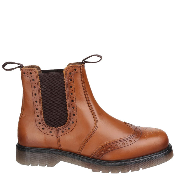 Dalby Pull On Brogue Boots